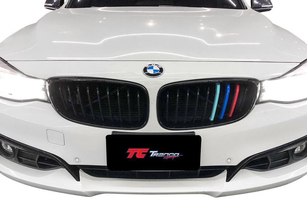 B33408  <br> F34 3GT 單槓 亮黑 三色 水箱罩 鼻頭  <br> 適用:F34 3GT  <br> 材質:ABS