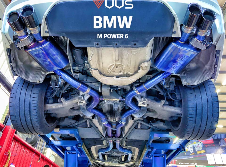F10 4.4T M5 VVS 排氣管 Downpipe當派 全段 中尾段