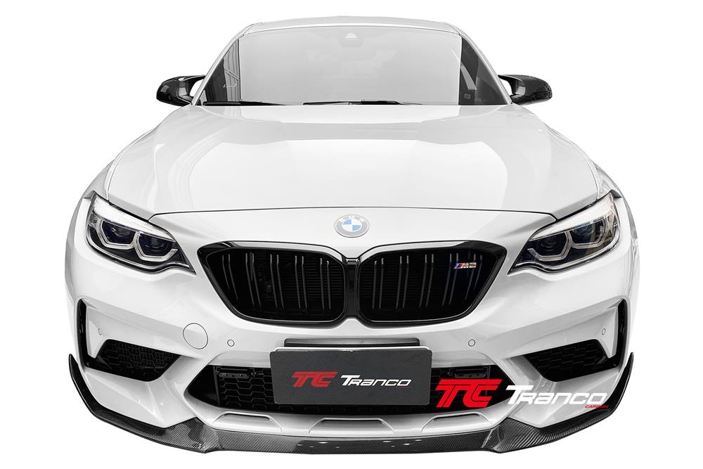 B287040 <BR> F87 M2C CS 前下巴  <BR>適用:M2C保桿  <BR>材質:碳纖維