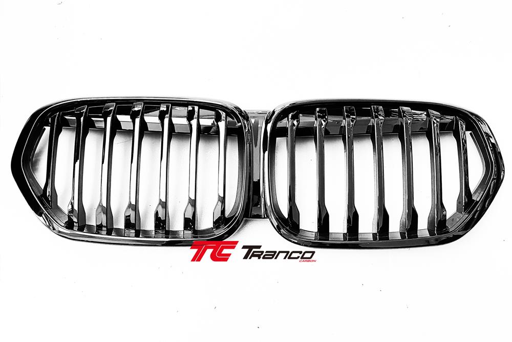 BX14809 <br>  F48 X1 小改款 單槓 亮黑 水箱罩 鼻頭<br>   適用:F48 X1<br>   材質:ABS