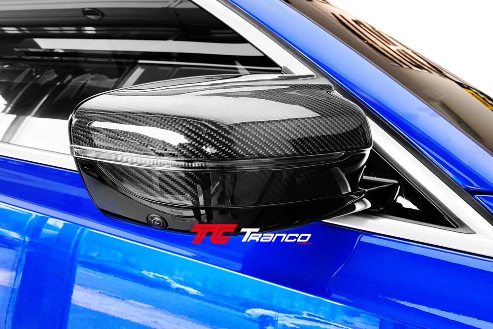 BU23  <BR> G30/G31 牛角 全碳 後視鏡蓋 替換式   <BR>適用:G30 G31  <BR> 材質:全碳