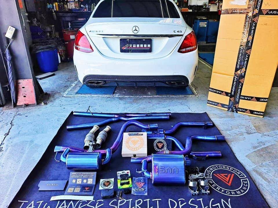 W205 C400 / 450 VVS 排氣管 Downpipe 當派 全段 中尾段
