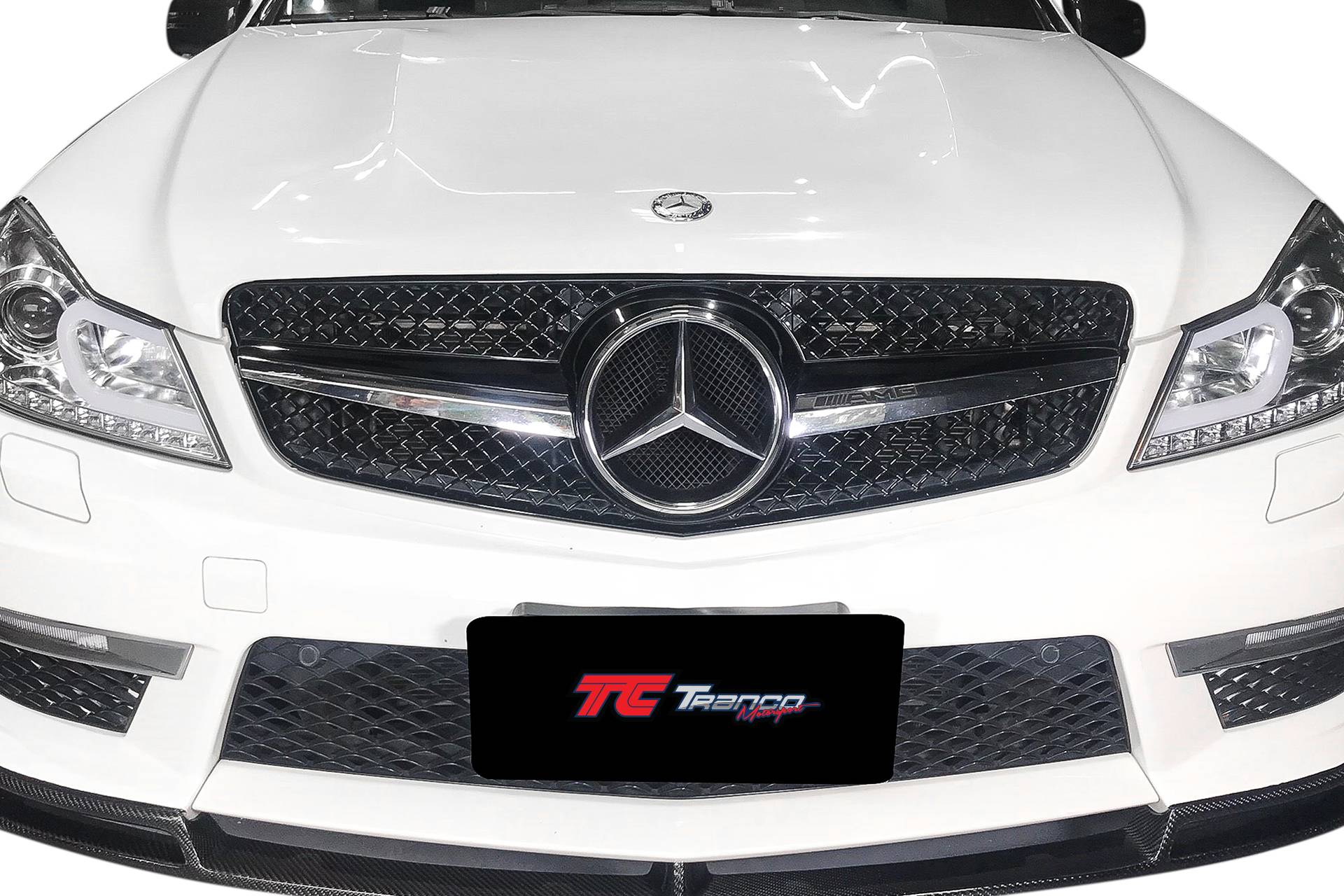 W204 SLK 亮黑 水箱罩