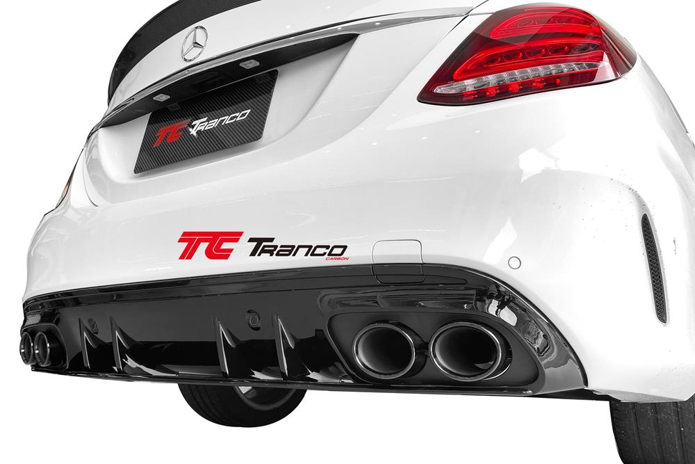 MC20548 <BR> W205 LCI 小改款 C43 E 後下巴總成 AMG保桿 <BR> 適用:AMG保桿 <BR> 材質:ABS