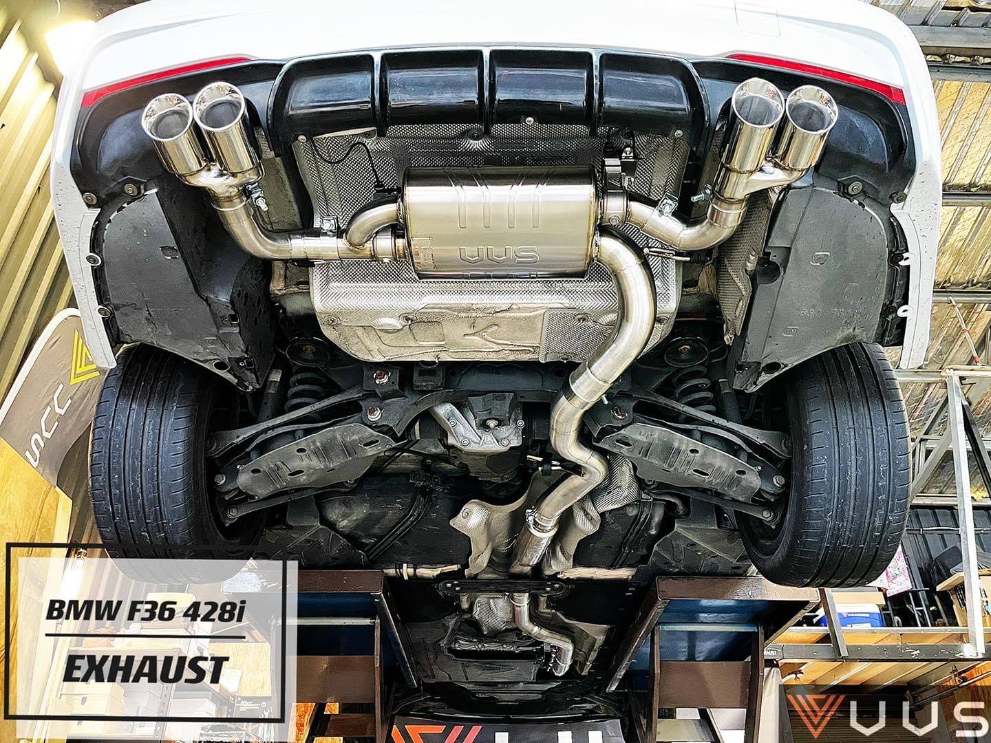 F30 F31 F32 F36 VVS 排氣管 Downpipe當派 全段 中尾段